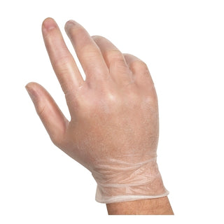 Handgards Snugfit Vinyl Powder Free Medium Glove, 100 Each, 100 Per Pack, 10 Per Case