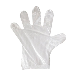 Handgards Disposable Poly Loose Fitting Clear Powder Free Gloves, 50 Each, 50 Per Pack, 20 Per Case
