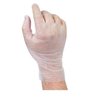 Valugards Poly Stretch Clear Small Glove, 100 Each, 100 Per Pack, 10 Per Case