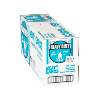 Neatgards Heavy Duty Smooth Clear Poly Apron, 100 Each, 100 Per Pack