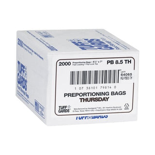 Tuffgards 2M High Density Brown Thursday Preportioning Bag, 2000 Each, 2000 Per Pack