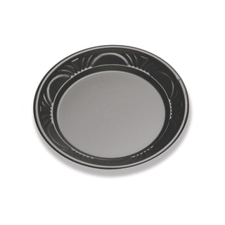 D & W Fine Pack 6 Inch Black Pearl Plate, 125 Each, 125 Per Pack, 8 Per Case