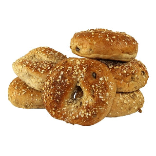 Just Bagels Retail Multigrain Energy Bagels, 6 Each, 8 Per Case