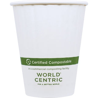 World Centric 8 Ounce Cpla Compostable Cup Lid, 50 Each, 20 Per Case