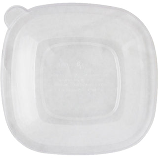 World Centric Ingeo Compostable Square Bowl Lid, 50 Each, 4 Per Case