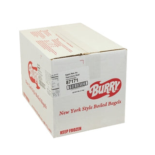 Burry Sliced Thaw & Serve Plain Bagel, 4 Ounce, 36 Per Case