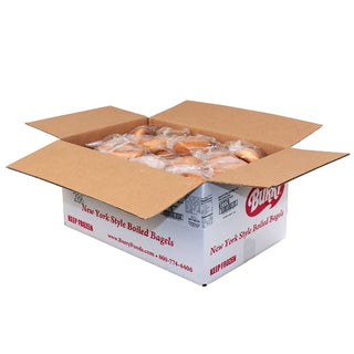 Burry Individually Wrapped, Sliced, Thaw & Serve 51% Whole Grain Wheat Bagel, 2.3 Ounce, 72 Per Case