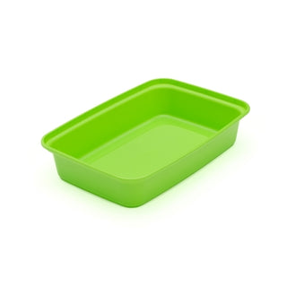 Cubeware 16 Ounce Rectangular Green Container With Clear Lid, 150 Set
