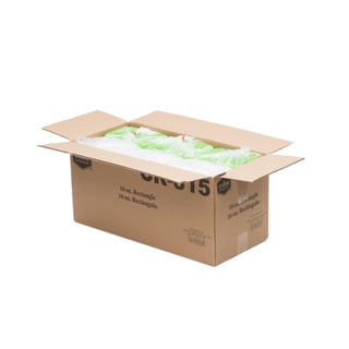 Cubeware 16 Ounce Rectangular Green Container With Clear Lid, 150 Set