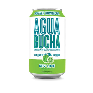 Agua Bucha Key Lime, 12 Fluid Ounce, 12 Per Case