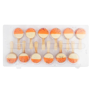 Inkles Orange Chocolate & Salted Caramel Macaron Pops With Rainbow Topping, 8 Pound