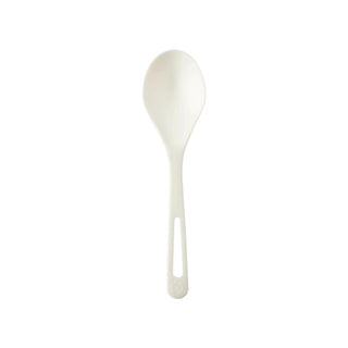 World Centric Tpla Compostable Corn Starch Soup Spoon, 50 Each, 20 Per Case
