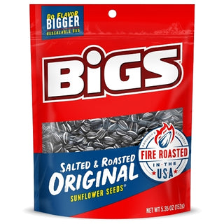 Bigs Sunflower Seeds Original Roasted & Salted, 5.35 Ounce, 12 Per Case