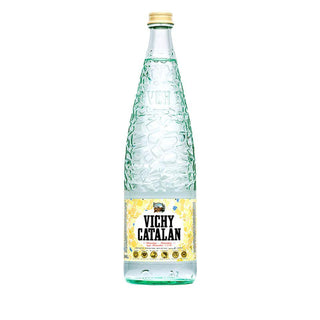 Vichy Catalan Sparkling Mineral Water, 1 Liter (33.8oz) (Pack of 12)