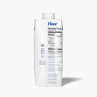 Flow Alkaline Spring Water, Peach and Blueberry, 16.9oz (Pack of 12)
