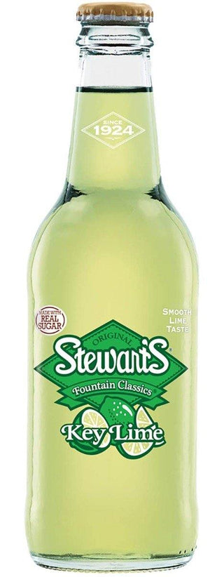 Stewart's Original Fountain Classics, Key Lime Soda, 12oz (Pack of 12)