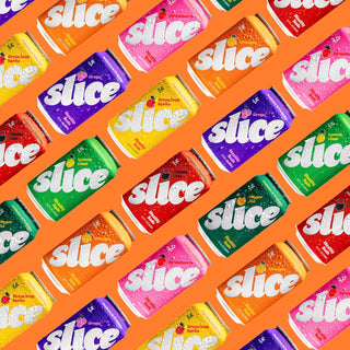 Slice Prebiotic & Probiotic Soda Pop, Orange, 12oz (Pack of 12)