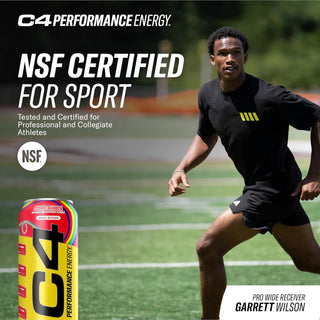 Cellucor C4 Performance Zero Sugar Energy Drink, Cosmic Rainbow, 16oz (Pack of 12)