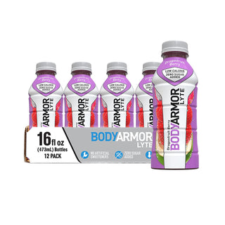 BodyArmor LYTE Electrolyte SuperDrink, Dragon Fruit Berry, 16 Oz (Pack of 12)