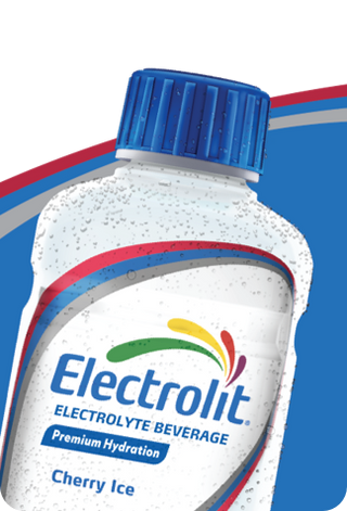 Electrolit Electrolyte Hydration Beverage, Cherry Ice, 21oz (Pack of 12)