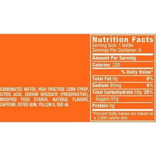 Sunkist Soda, Orange, 16.9oz (Pack of 24)