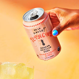 De La Calle Tepache Modern Mexican Soda, Grapefruit Lime, 12oz (Pack of 12)