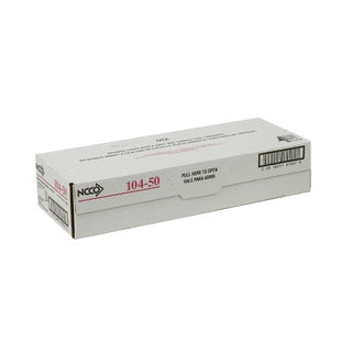 Ncco National Checking 3.5 Inch X 6.75 Inch 2 Part Green Carbon 16 Line Guest Check, 2500 Each