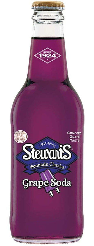 Stewart's Original Fountain Classics, Grape Soda, 12oz (Pack of 12)