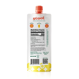 Scoot Frozen Lemonade, Peach, 3oz (Pack of 6)