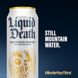 Liquid Death Still Water 19.2oz King Size (Pack of 12)