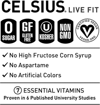 CELSIUS Sparkling Energy Drink, Piña Colada Playa Vibe, 12oz (Pack of 12)
