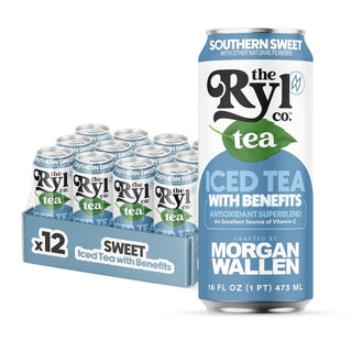 RYL Iced Tea, Southern Sweet, 16oz (Pack of 12)