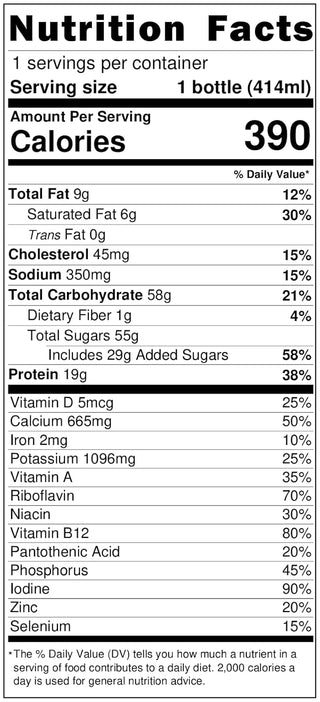 Darigold Shelf Stable Reduced Fat Flavored Milk, Old Fashioned Chocolate, 14oz (Pack of 12)