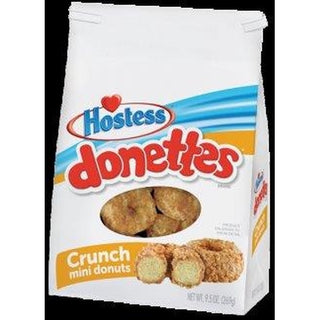 Hostess Crunch Donettes, 9.5 Ounce, 6 Per Case