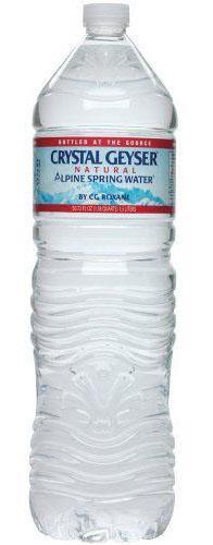 Crystal Geyser Natural Alpine Spring Water, 50.7 oz (Pack of 12)