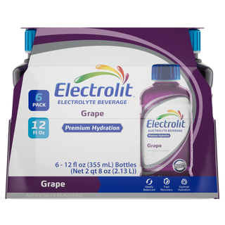 Electrolit Electrolyte Hydration Beverage, Grape, 12oz - Multi-Pack