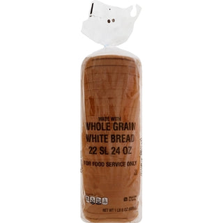 Bimbo Bakehouse Made With Whole Grains White Bread, 10 Count, 10 Per Case