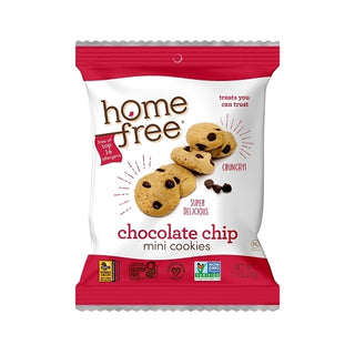 Homefree Gluten-Free Cookies Chocolate Chip Mini, 1.1 Ounce, 10 Per Case