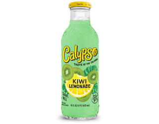 Calypso Lemonade, Kiwi Lemonade, 16oz (Pack of 12)