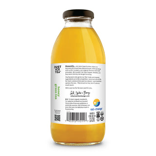 Just Ice Tea, Honey Green Tea, 16oz (Pack of 12)