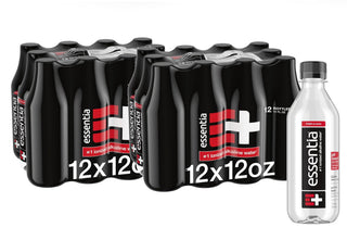 Essentia Ionized Alkaline 9.5 pH Bottled Water, 12 Ounce, (Pack of 24)