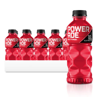 POWERADE Electrolyte Enhanced Sports Drink, Fruit Punch, 20 fl oz (Pack of 24)