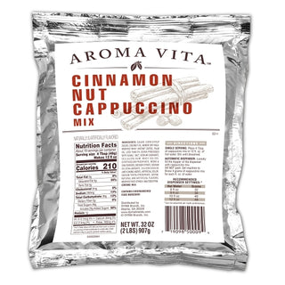 Aroma Vita Cinnamon Nut Cappuccino 6 Count, 2 Pound, 6 Per Case