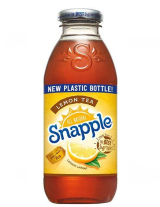 Snapple All Natural, Lemon Tea, 16 oz Plastic Bottles (Pack of 12)