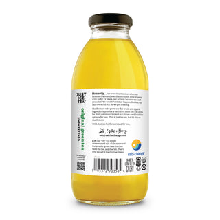 Just Ice Tea, Original Unsweetened Green Tea, 16oz (Pack of 12)