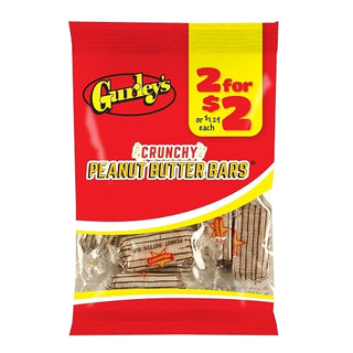 Gurley's 2 For $2 Peanut Butter Bars, 1.75 Ounce, 12 Per Case