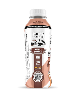 Super Coffee, Mocha Latte, 12oz (Pack of 12)
