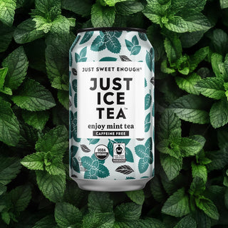 Just Ice Tea, Enjoy Mint Tea, 12oz (Pack of 12)