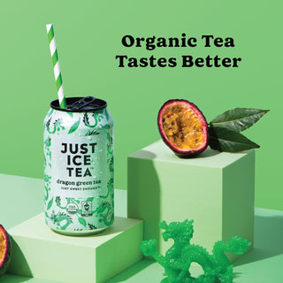 Just Ice Tea, Dragon Green Tea, 12oz (Pack of 12)