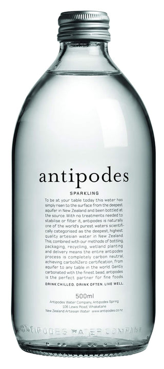 Antipodes Sparkling Water, 500ml (Pack of 12)